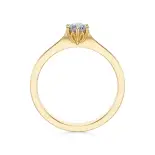 Pierścionek zaręczynowy złoty z diamentem AJPZ_097